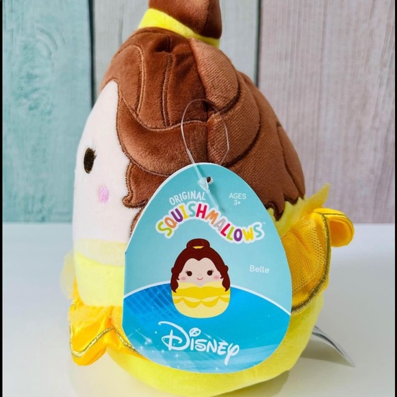 NWT Squishmallows Disney The Beauty And The Beast Lumiere & Belle Bundle 7” - Picture 6 of 7